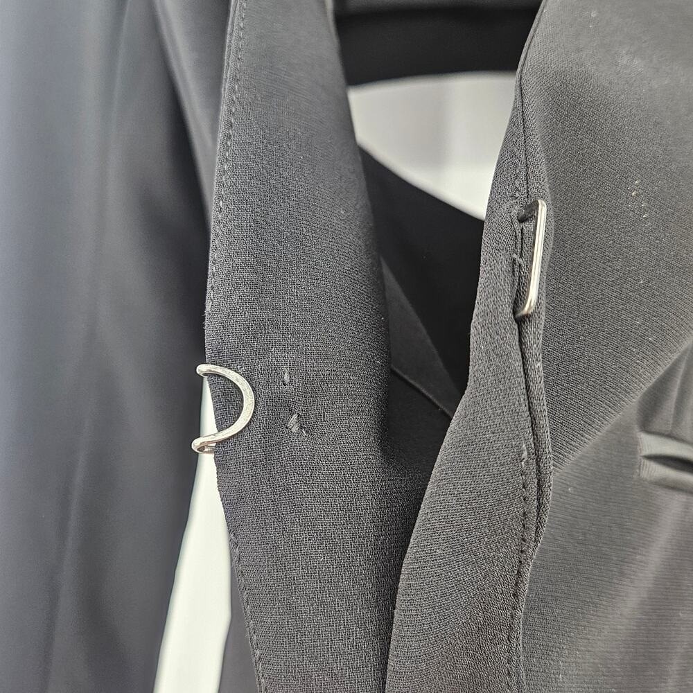 Rag & Bone Women's Teresa Cut Out‎ Peekaboo Back Blazer Black Size 2 - Picture 8 of 15